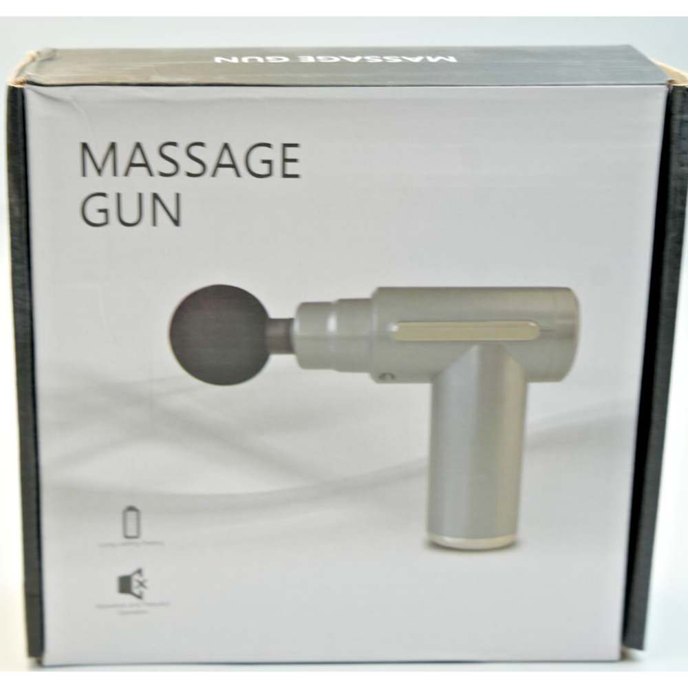 Deep Tissue Massage Gun – BX-720, Quiet & Rechargeable with 4 Heads (New)